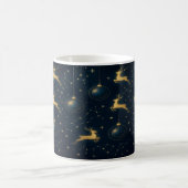 Mug Rennes célestes et ornements étoile dorée (Centre)