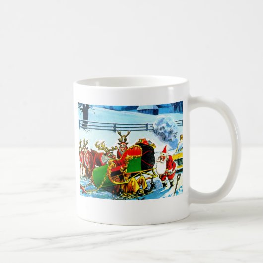 Mug Rennes de Noël (Droite)