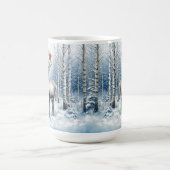Mug Rennes des forêts dans une faune forestière hivern (Centre)