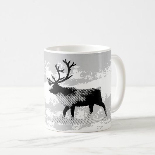 Mug Rennes en hiver (Devant droit)