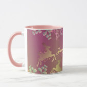 Mug Rennes et flocons de neige fantaisistes (Gauche)