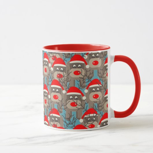 Mug Rennes flairés rouges (Droite)