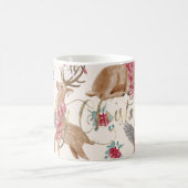 Mug Rennes, Oiseaux, Fleurs (Centre)