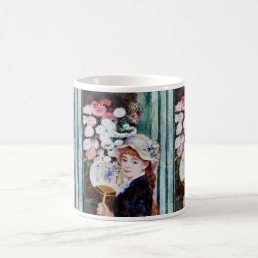 Mug Renoir , 団扇を持つ少女 (Centre)