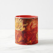 Mug Renoir - Dahlias, peinture d'art, (Centre)