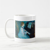 Mug Renoir femme à l'impressionniste Vintage de piano (Gauche)