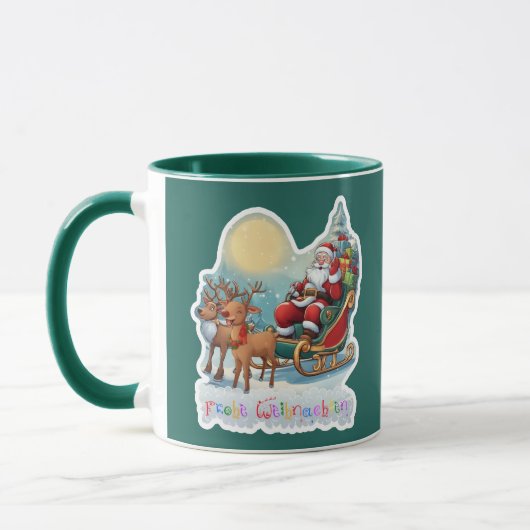 Mug Rentierschlitten mit Rudi - (Gauche)