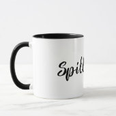 Mug Renversez le thé dans le noir (Gauche)