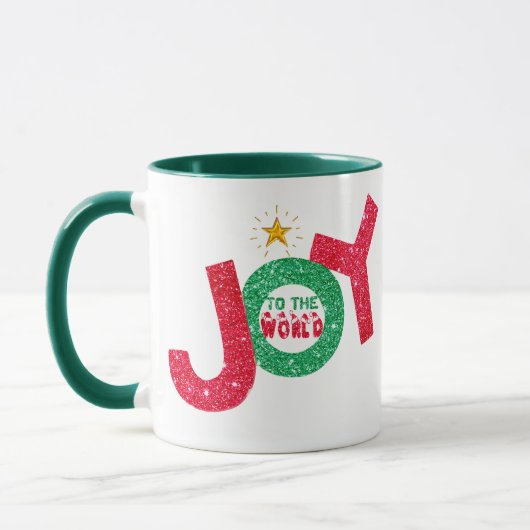 Mug Répandre la joie des vacances au monde Noël (Gauche)