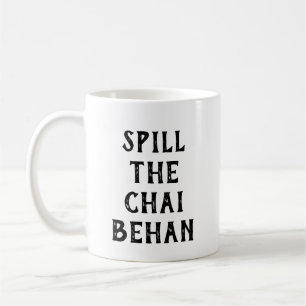 Mug Répandre le thé Behan Sœur Pakistanaise drôle