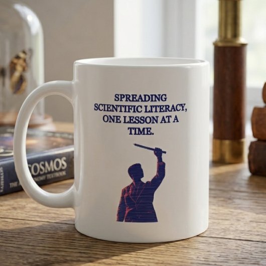 Mug Répandre les connaissances scientifiques une leçon