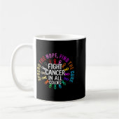 Mug Répandre L'Espoir Trouver Le Traitement Lutter Con (Gauche)