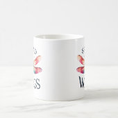 Mug Répandre vos ailes - libellule artistique (Centre)