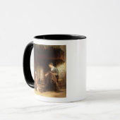 Mug Réparant les filets (huile sur le panneau) (Devant gauche)