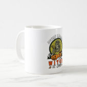 Mug Réparateurs de vélos Sorcière Crâne Clé à molette (Devant gauche)