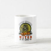 Mug Réparateurs de vélos Sorcière Crâne Clé à molette (Centre)