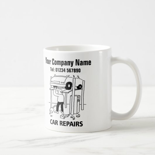 Mug Réparations mécaniques des wagons de garage (Droite)