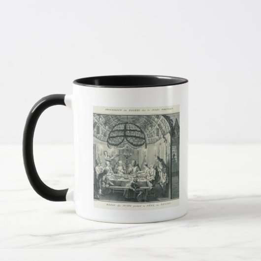 Mug Repas juif pendant le festin des tabernacles, I (Gauche)