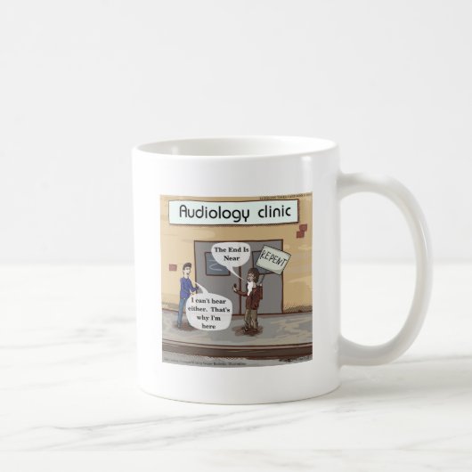 Mug Repent for the Audiologist Office Funny (Droite)