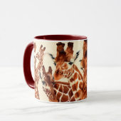 Mug Repéré - girafes (Devant gauche)