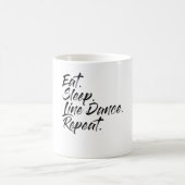 Mug Répéter la danse de la ligne de sommeil (Centre)