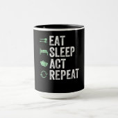 Mug Répéter la loi sur le sommeil - Acteurs T intérima (Centre)