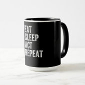 Mug Répéter la loi sur le sommeil - Acteurs T intérima (Devant droit)