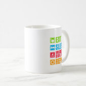 Mug Répéter la micro-biologie du sommeil (Devant droit)