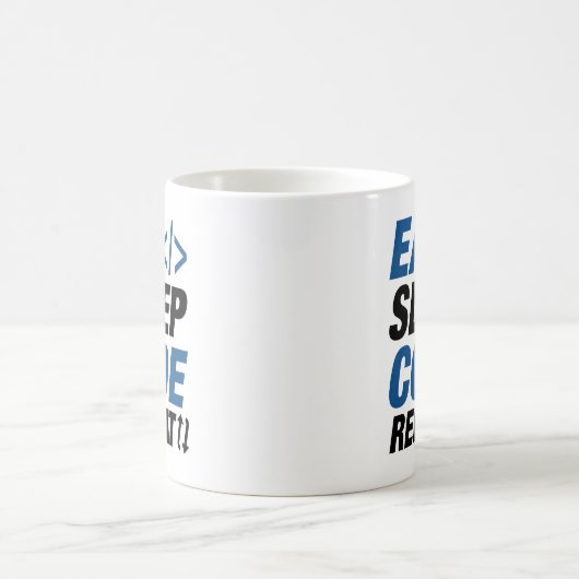Mug Répéter le code du sommeil (Centre)