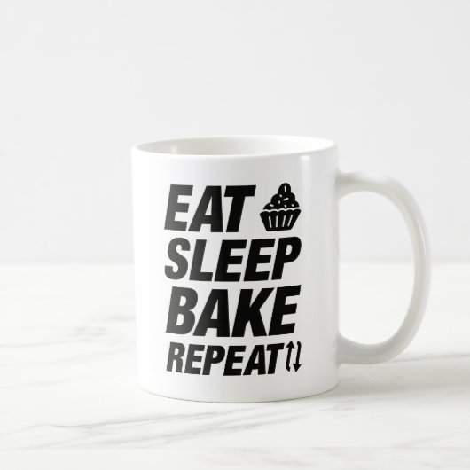 Mug Répéter le gâteau du sommeil (Droite)