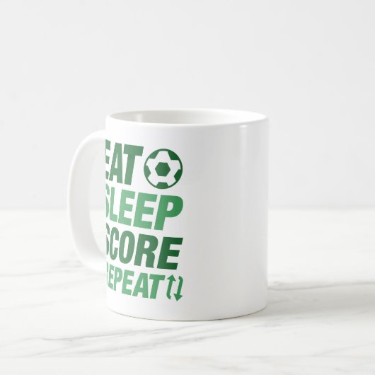 Mug Répéter le score de sommeil (Devant gauche)