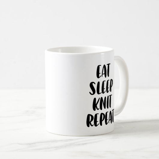 Mug Répéter le sommeil du noeud d'alimentation (Devant droit)