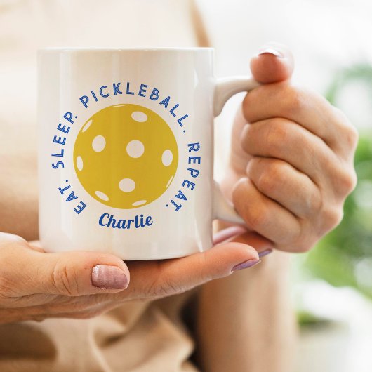Mug Répéter le sommeil du repas : Pickleball