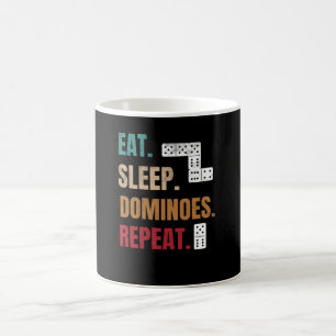 Mug Répéter les dominos du sommeil  Jouer aux domino