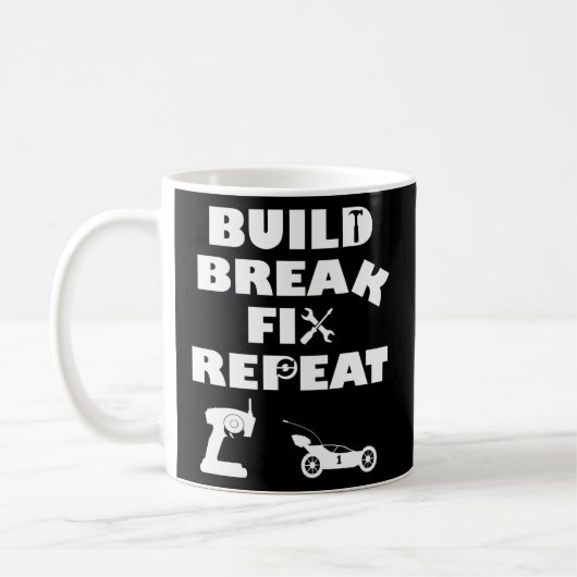 Mug Répéter une panne de build Répéter la voiture Rc (Gauche)