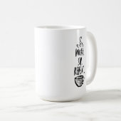Mug Répétez la pâte à café blanc classique 15oz (Devant droit)