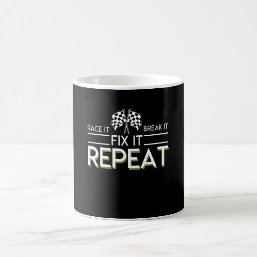Mug Répétition de difficulté de coupure de course (Centre)