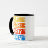 Mug Répétition de la fête du sommeil (Devant gauche)