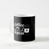Mug Répétition de l'enseignement du café (Devant gauche)