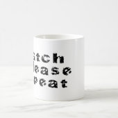 Mug Répétition de levier de verrou (Centre)