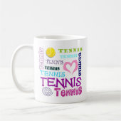 Mug Répétition de tennis (Gauche)