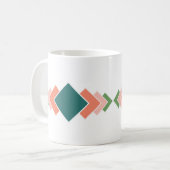 Mug Répétition des diamants (Devant gauche)