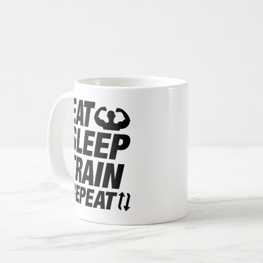 Mug Répétition du train du sommeil (Devant gauche)