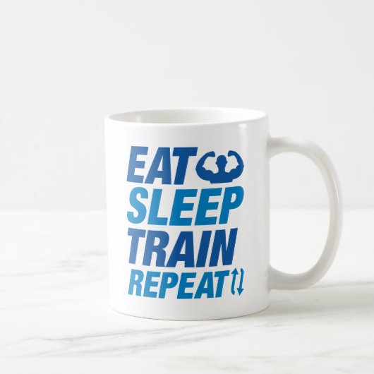 Mug Répétition du train du sommeil (Droite)