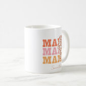 Mug Répétition Rustique "Mama" (Devant droit)
