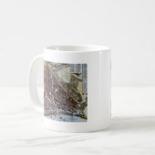 Mug Réplique carte de la ville de Rotterdam 1652 (Devant gauche)