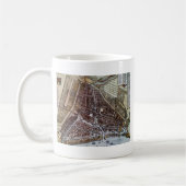Mug Réplique carte de la ville de Rotterdam 1652 (Gauche)
