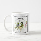 Mug Répliques d'approche drôles sur le cricket (Gauche)