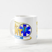 Mug RÉPONDEUR d'A-EMT ęr - MED TECH de SECOURS AVANCÉ (Devant gauche)