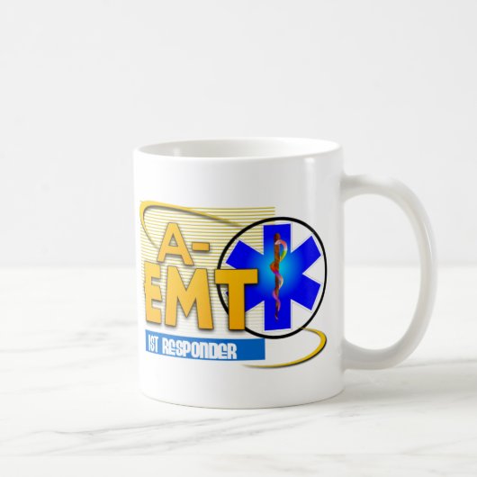 Mug RÉPONDEUR d'A-EMT ęr - MED TECH de SECOURS AVANCÉ (Droite)